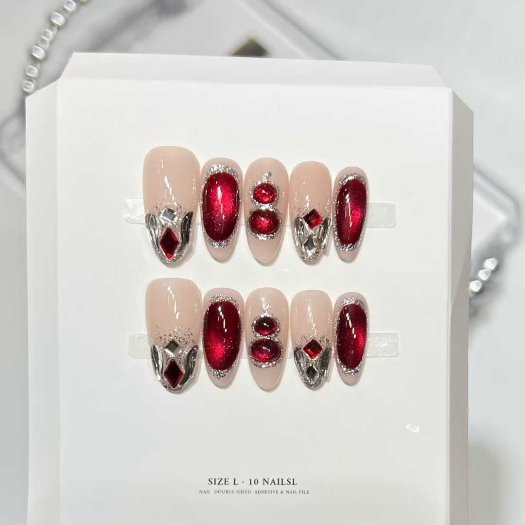 LumaDream Nails press-on nail collection flat lay